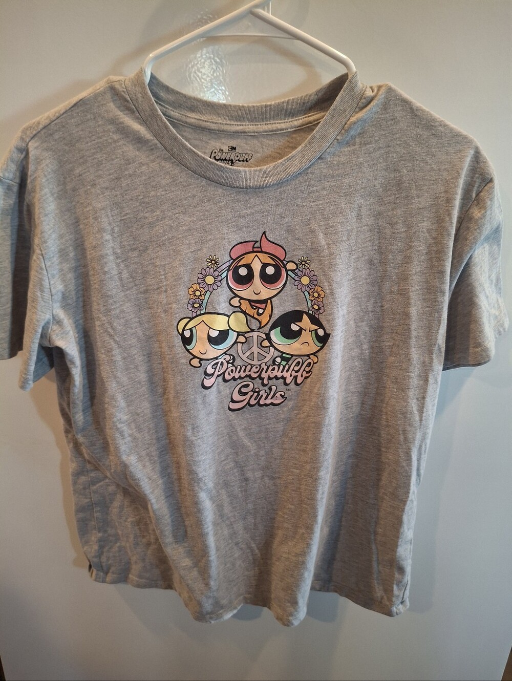Kids Graphic Tee - Gray -Power Puff Girls